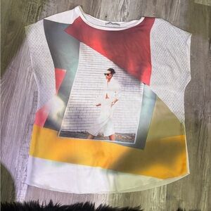 ZARA graphic top